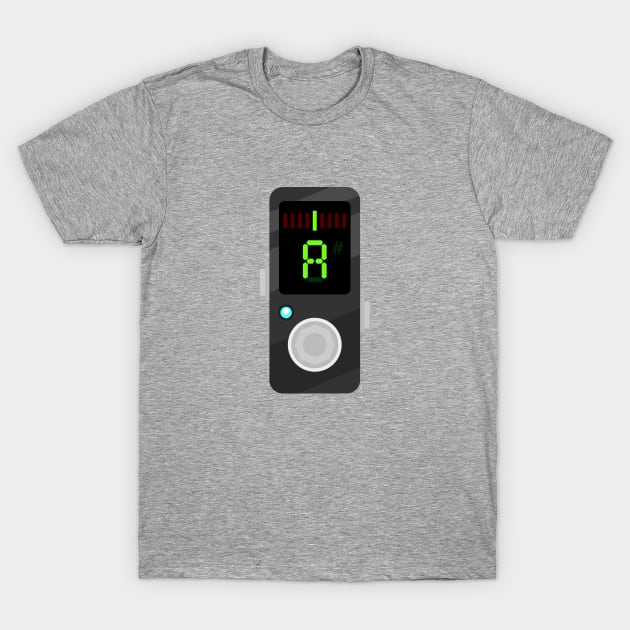 In Tune - Guitar Tuner Pedal T-Shirt by d13design